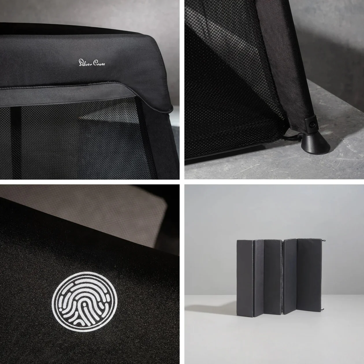 Slumber 3-in-1 Travel Cot Carbon Bundle (5 piece) - Image 5